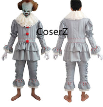 Custom Stephen King's It Pennywise Cosplay Costume Clown Halloween Christmas