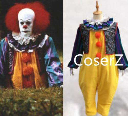 Stephen King's It Pennywise Fancy Suit Pennywise Cosplay Costume Halloween