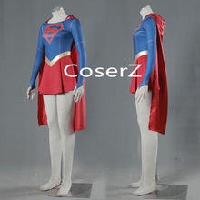 Supergirl Costume Superwoman Cosplay Dress Halloween Costume for Adult Plus Size