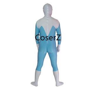 Superhero Frozone Costume Halloween Party Cosplay Zentai Suit