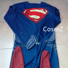Superman Costume Adult Spandex Cosplay Superhero Movie Costumes