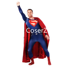 Superman Costume Adult Spandex Cosplay Superhero Movie Costumes
