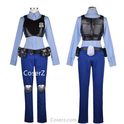 Zootopia Judy Hopps Costume Uniform Outfit