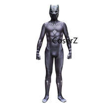 Black Panther Costume, T'Challa Wakanda King Cosplay Costume Jumpsuit Zentai Mask