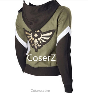 Custom The Legend of Zelda Link Hoodie Men Women Coat Jacket Sweatshirt Cosplay