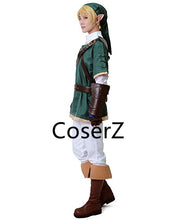 The Legend of Zelda Link Cosplay Costume, Green Link Costume Only