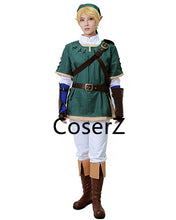 The Legend of Zelda Link Cosplay Costume, Green Link Costume Only