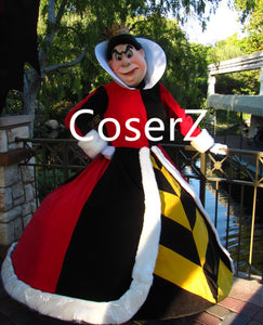 Custom The Queen of Hearts Costume Plus Size Cosplay Costume