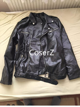 The Walking Dead 7 Cosplay Costume Negan Black Leather Jacket