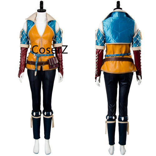 The Witcher 3:Wild Hunt Triss Merigold Cosplay Costume
