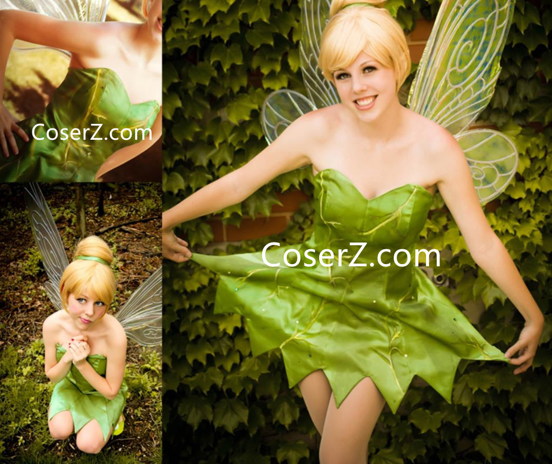 Tinkerbell Costume, Tinkerbell Dress Cosplay Costume for Adults CoserZ Tinkerbell Costume, Tinkerbell Dress Cosplay Costume for Adults CoserZ