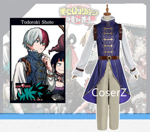 My Hero Academia Cosplay Costume, Todoroki Shoto Prince Costume, Boku No Hero Academia Todoroki Costume