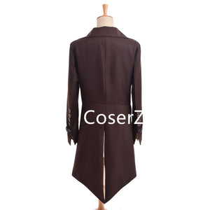 Steampunk Cosplay Costume，Victorian Vintage Aviator Cosplay Swallow-tailed Coat