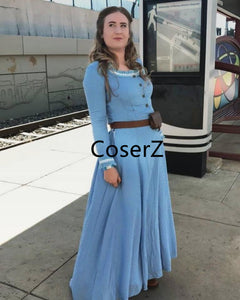 Westworld Dolores Dress, Westworld Dolores Abernathy Cosplay Costume
