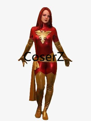 X Men Dark Phoenix Costume Zentai Suit