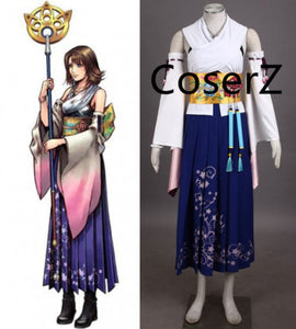 Final Fantasy X Yuna Cosplay Yuna Costume Halloween Costume
