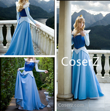 Aurora Dress, Aurora Blue Dress Costume Custom Made