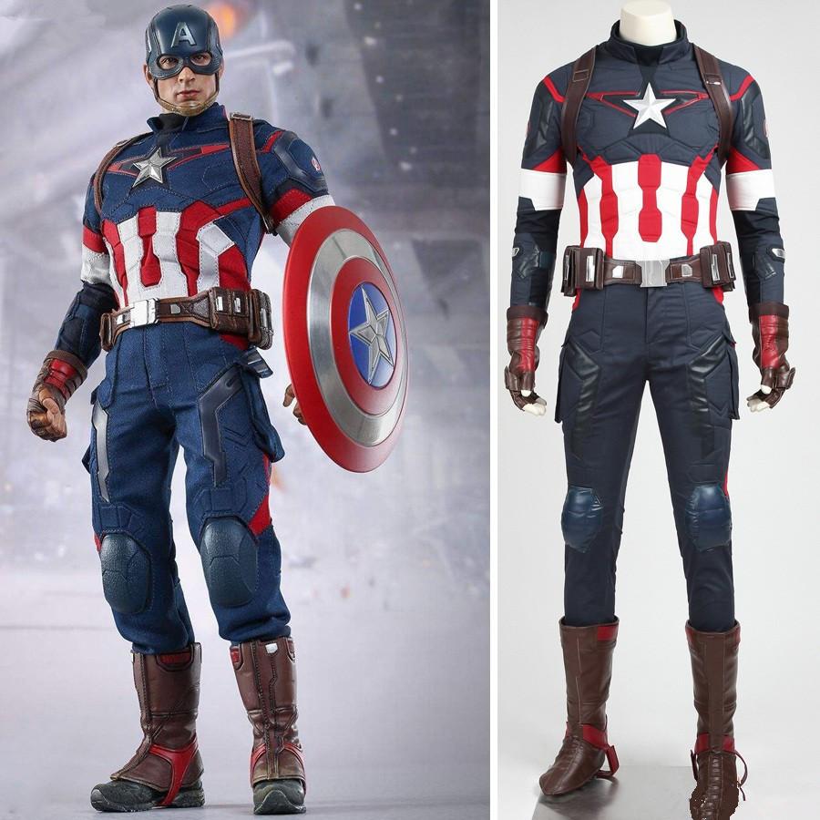 Men's Falcon and the Winter Soldier Deluxe Captain America Costume