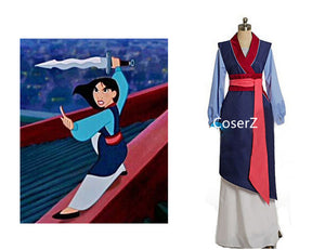 Hua Mulan Dress, Princess Mulan Costume CoserZ Hua Mulan Dress, Princess Mulan Costume CoserZ
