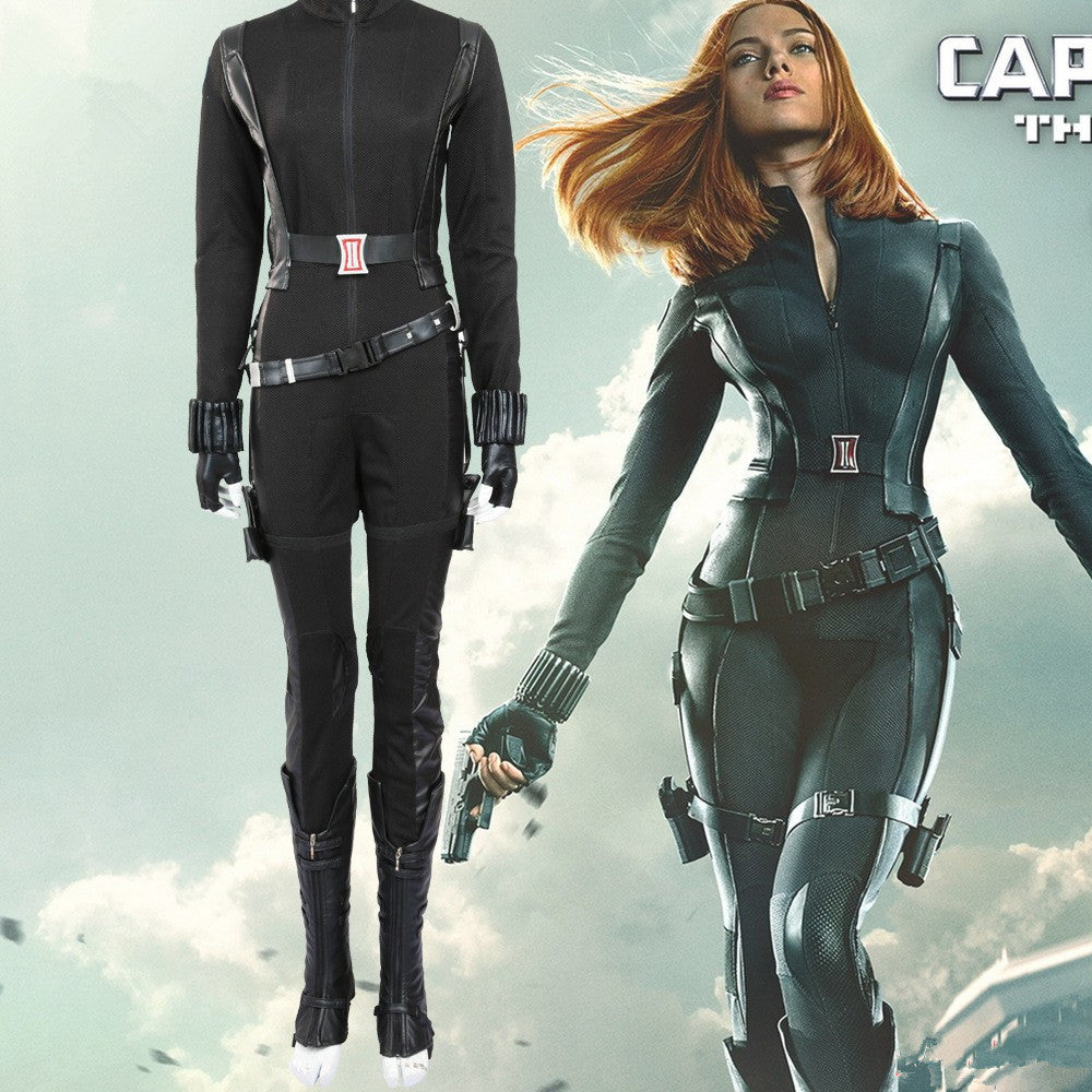 Captain America 2 Natasha Romanoff Black Widow Cosplay Costume