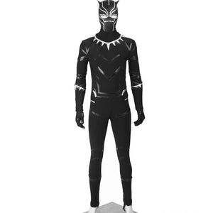 Captain America Civil War Black Panther Costume T'Challa Cosplay Costume