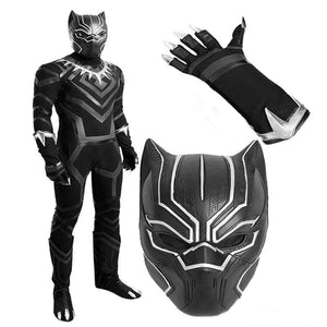 Captain America Civil War Black Panther Cosplay Costume Deluxe