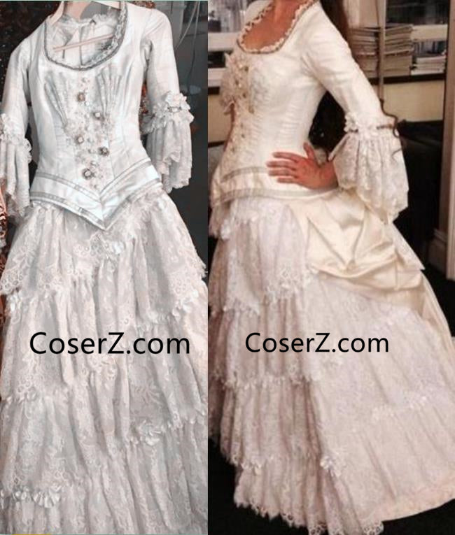 Christine Daae Wedding Dress, Christine Daae White Dress Phantom of The Opera Costume