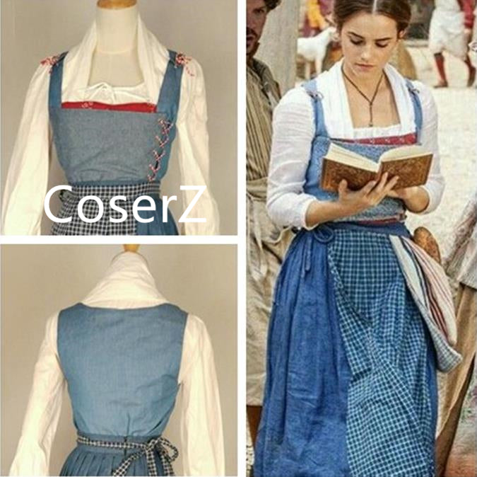 Custom-made 2017 Belle Daily Cosplay Costume