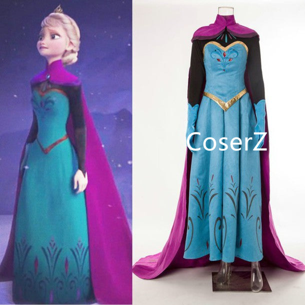 elsa frozen coronation dress Custom-made Elsa Coronation Dress – CoserZ