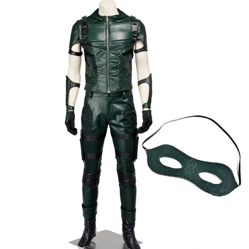 Green Arrow Season 4 Oliver Queen Arrow Cosplay Costume