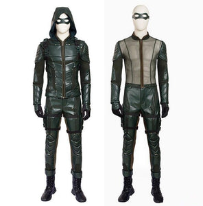 Green Arrow Season 5 Oliver Queen Cosplay Costume Outfit