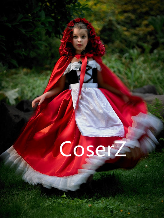 Custom Little Red Riding Hood Costume Halloween Cosplay Costume – CoserZ