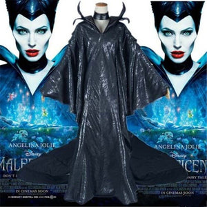 Maleficent Cosplay Costume Black Witch Dress Cosplay