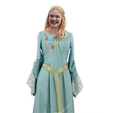 Maleficent Princess Aurora Blue Dress Cosplay Costume