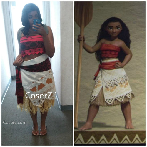 Moana costume, Moana Cosplay Dress