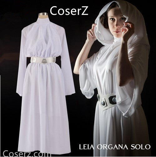 Custom-made Star Wars Princess Leia Costume Organa Solo Dress Cosplay – CoserZ Custom-made Star Wars Princess Leia Costume Organa Solo Dress Cosplay – CoserZ
